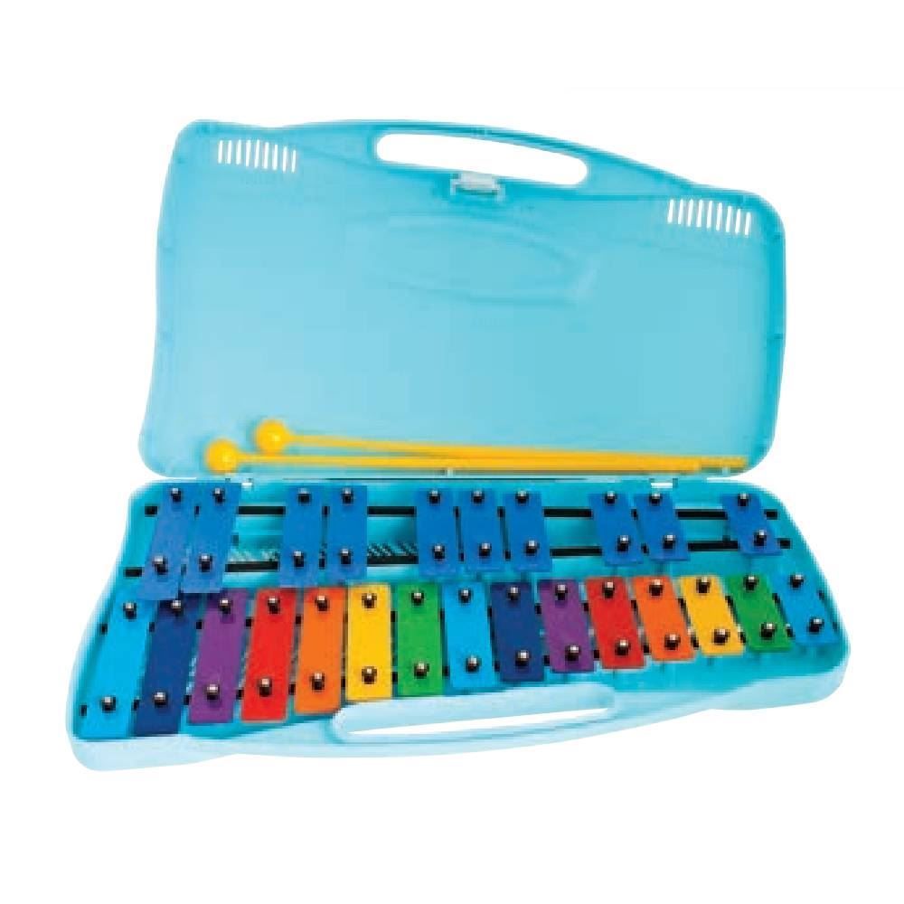 Angel AX25K Chromatic Glockenspiel with 25 Coloured Keys
