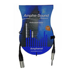 Amphenol 1m XLR Male to 6.35mm Jack TRS Microphone Cable