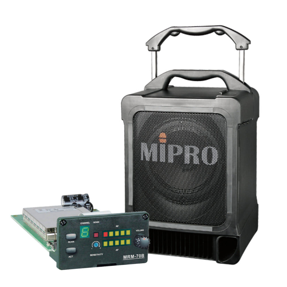 Mipro MA707 Portable PA System with MRM70B-5 Wireless Receiver