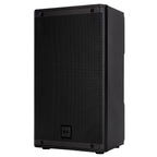RCF ART 910-A 2100W powered PA speaker with 10-inch speaker cone and professional audio equipment for live sound.