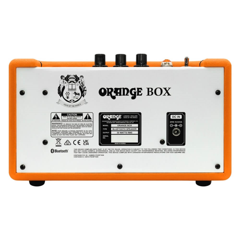 Orange Box Portable Bluetooth Speaker - Orange