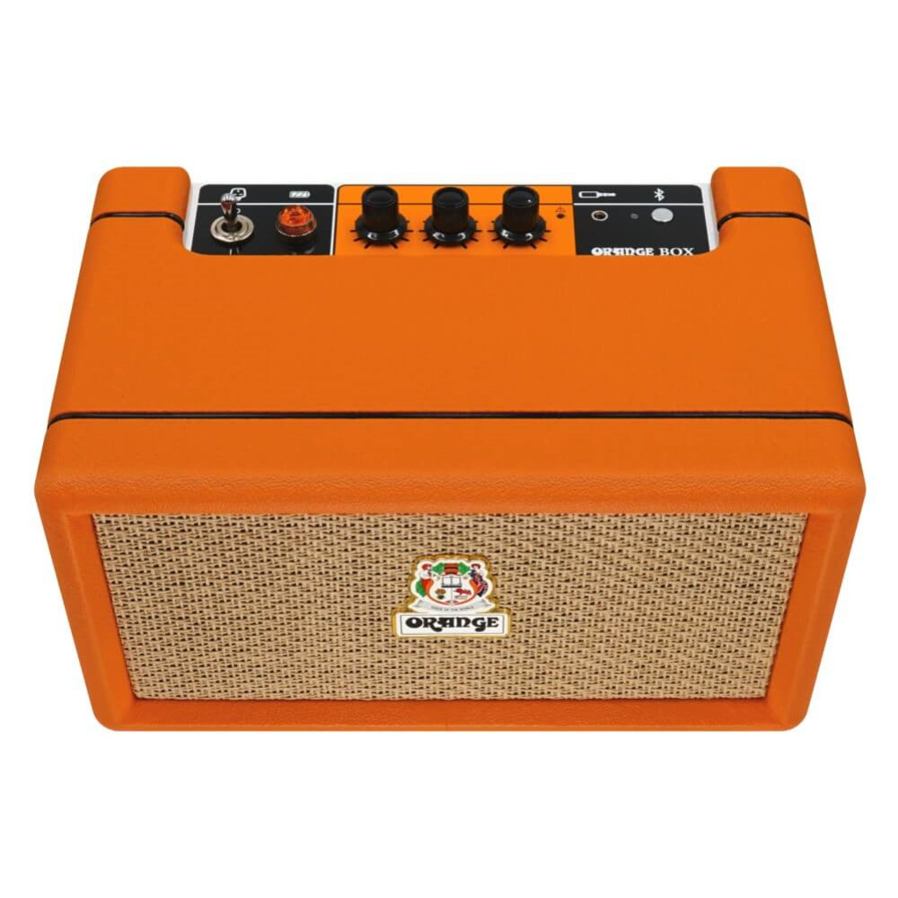 Orange Box Portable Bluetooth Speaker - Orange