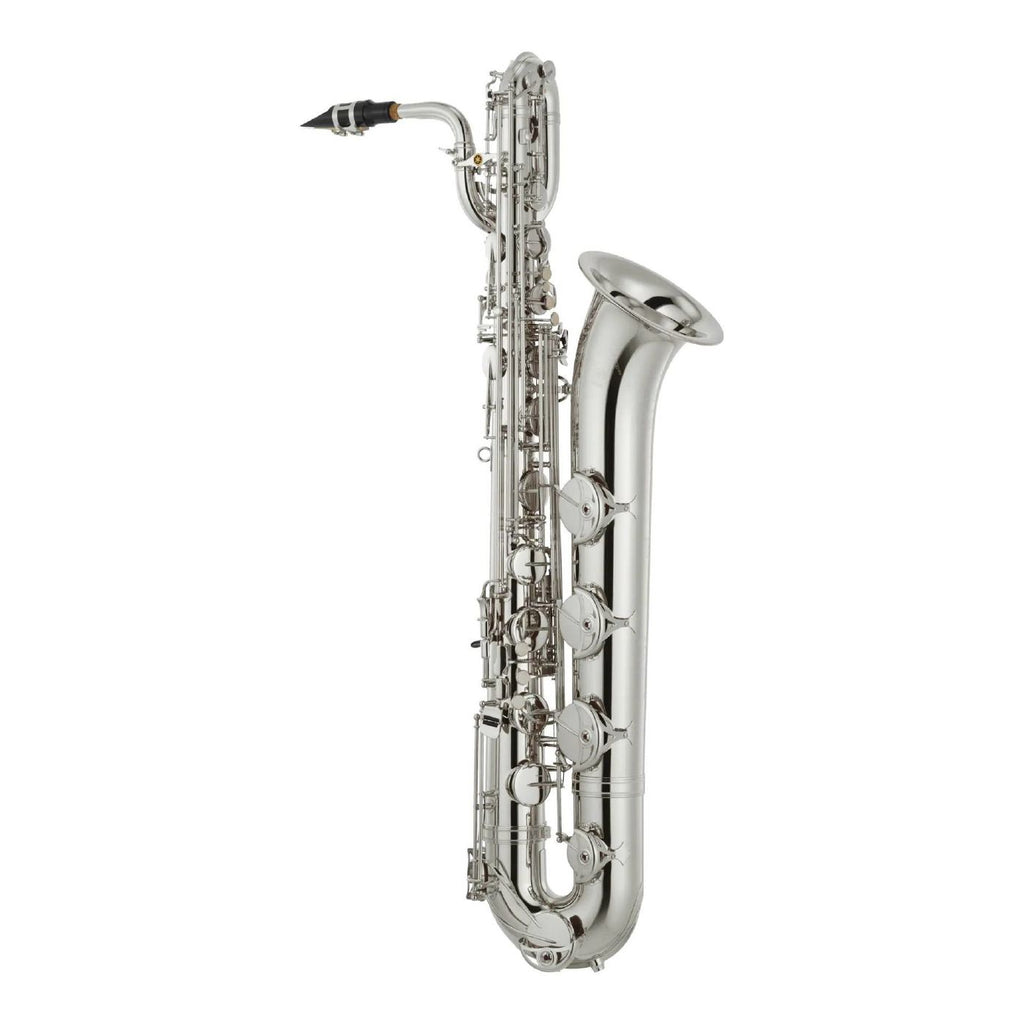 Yamaha YBS62II Professional Baritone Saxophone with Floor Peg - Silver Plated