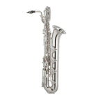 Yamaha YBS-480S Intermediate Baritone Saxophone with Floor Peg - Silver Plated