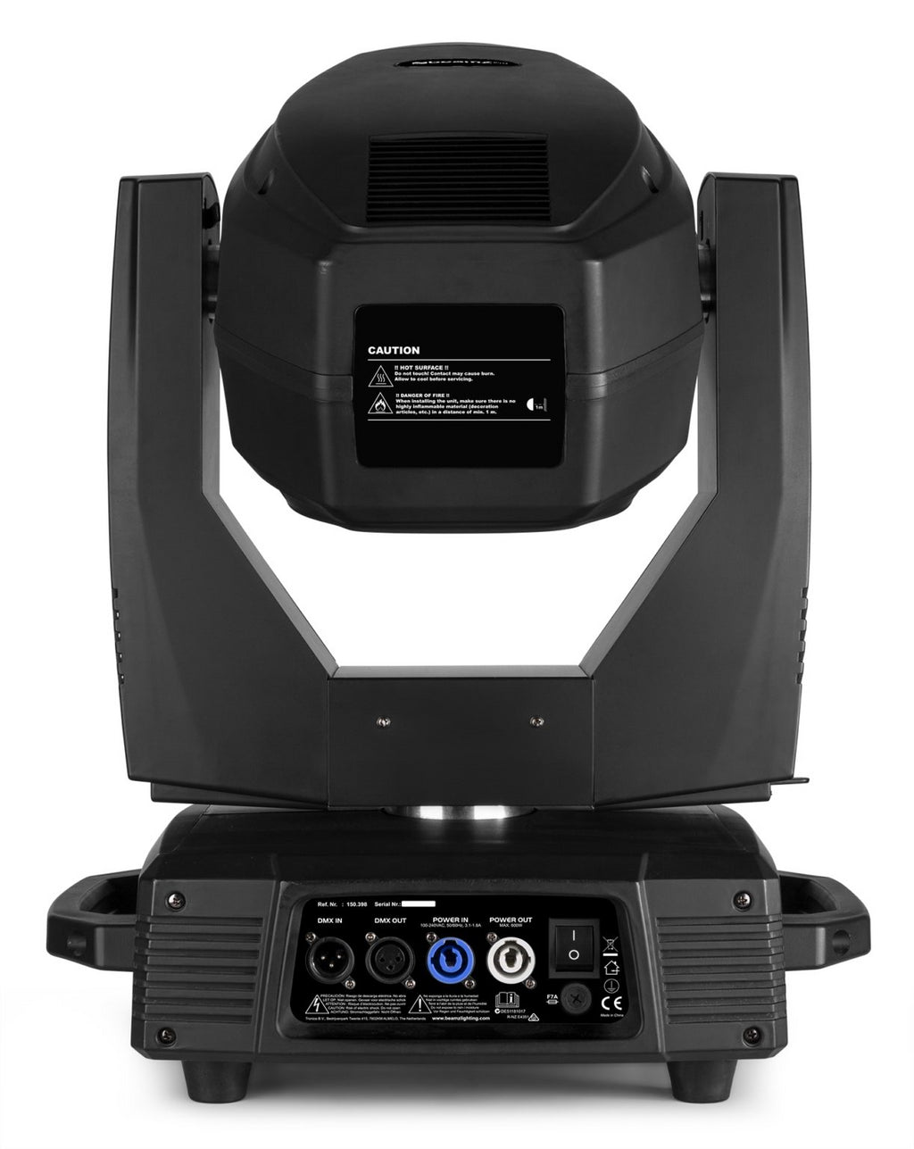 Beamz PRO TIGER17R 350W Beam/Spot Moving Head Pair with Roadcase