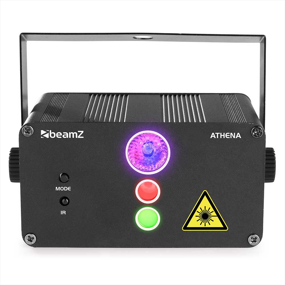 BeamZ Athena RG Gobo Laser System with Battery