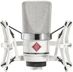 Neumann TLM 102 Cardioid Large Diaphragm Condenser Microphone Studio Set with Shock Mount - Limited Edition White
