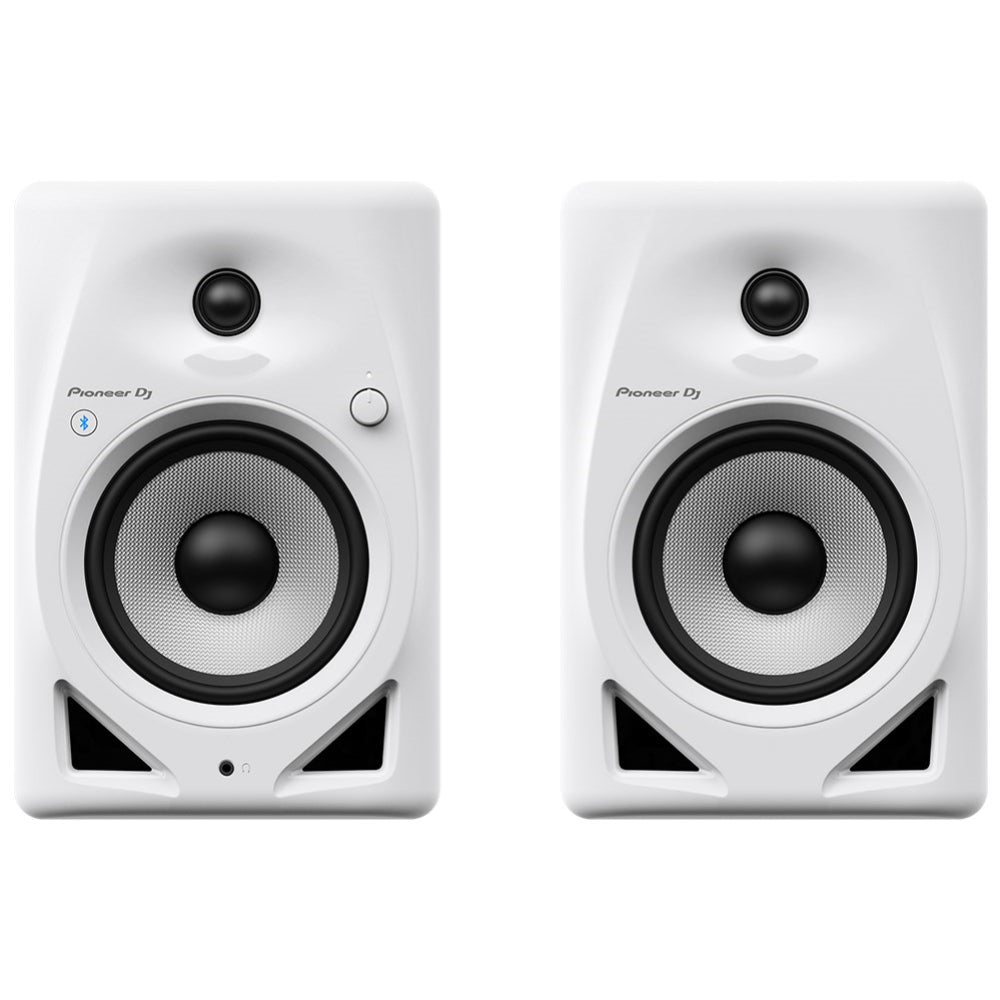 Pioneer DM-50D-BT-W 5 inch Studio Monitors Speakers with Bluetooth in White - Pair