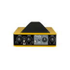 Radial Engineering Firefly Class-A 12AX7 Tube DI with transformer isolated output on a studio workbench.