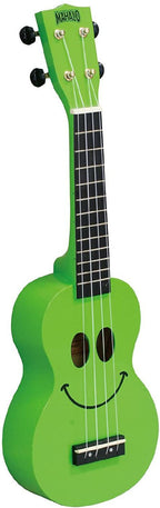Mahalo Art Series Smiley Face Ukulele - Green