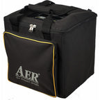 AER Acousticube 3 acoustic guitar amplifier with control knobs and input ports, designed for high-quality sound amplification.