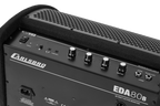 Carlsbro drum monitor with Bluetooth connectivity, compact design, and control knobs for professional drum amplification and sound.