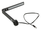 RockBoard Pedalboard LED Light v2 illuminating a pedalboard with adjustable brightness for effects accessories.