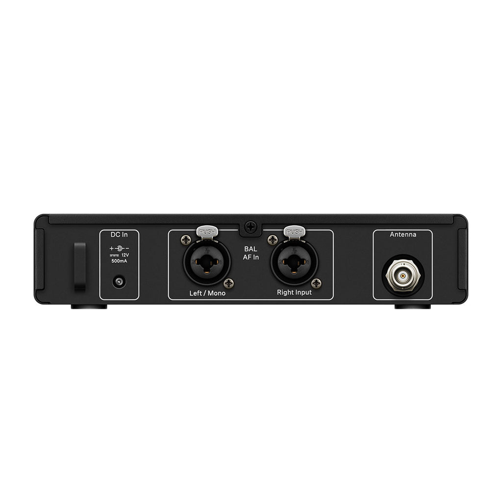 Sennheiser XSW IEM System C in-ear headphones with wireless transmitter and receiver, frequency range 662-686 MHz.