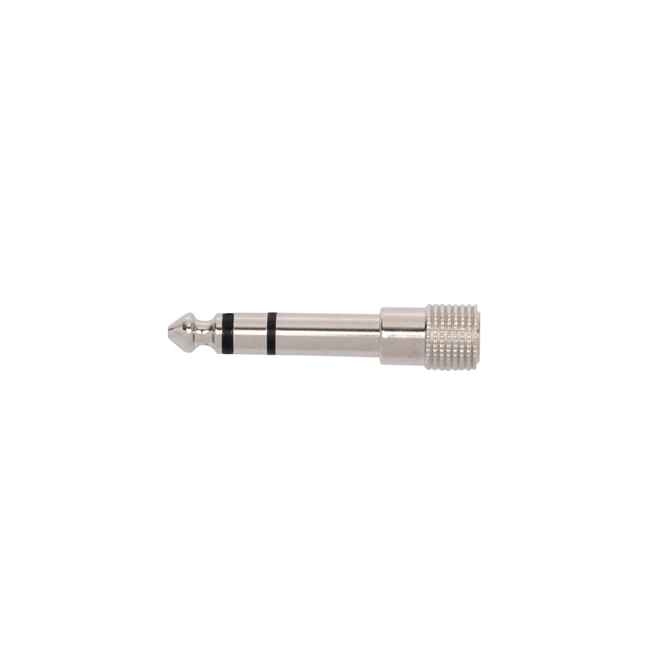 Carson RP956 6.3mm stereo jack plug (male) to 3.5mm stereo socket (female) PA audio adapter for audio equipment.