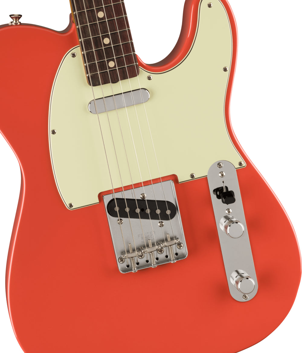 Fender Vintera II 60s Telecaster Electric Guitar with Rosewood in Fiesta Red