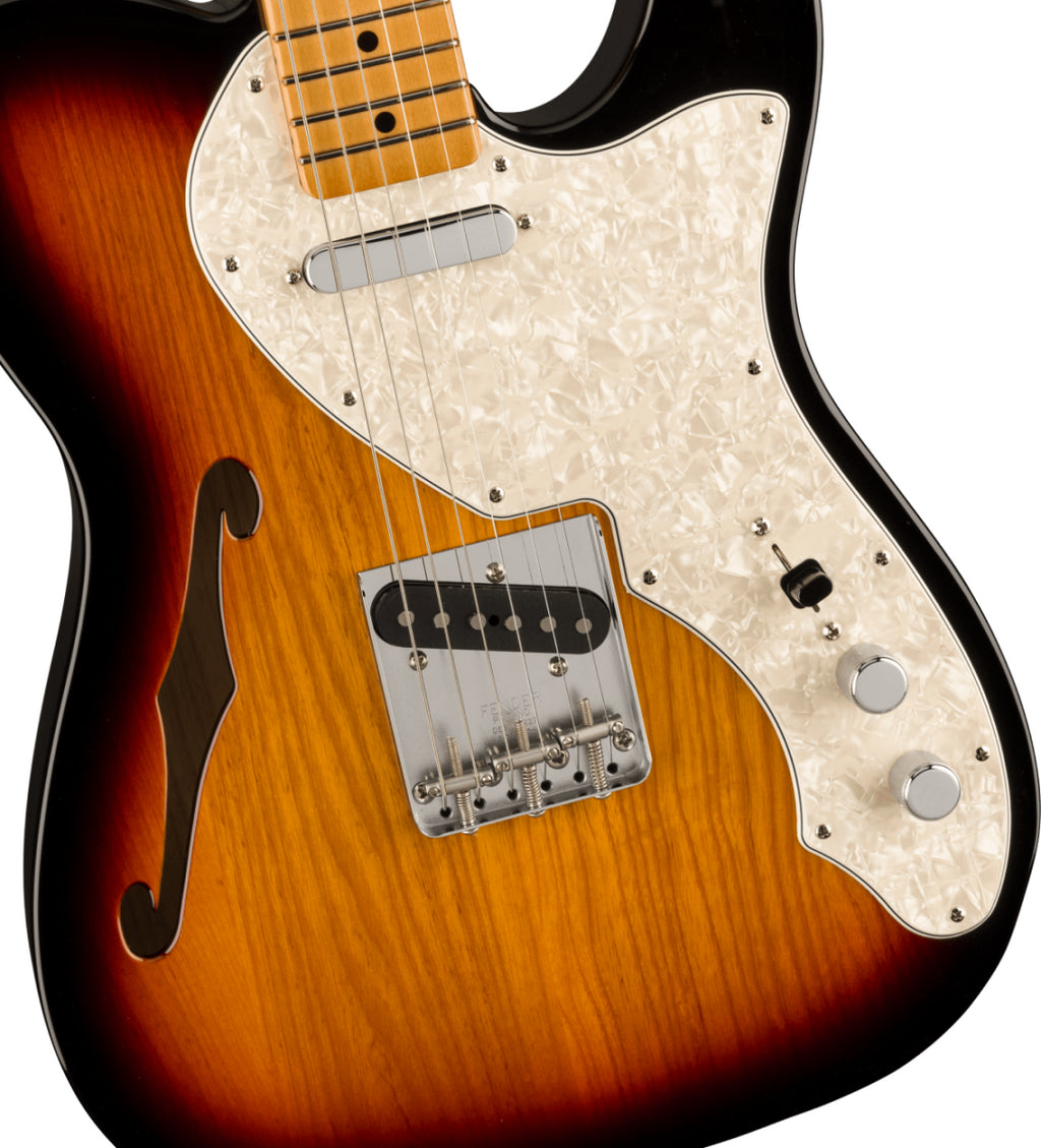 Fender Vintera II 60s Telecaster Thinline - Guitar w/Maple Neck - 3-Colour Sunburst