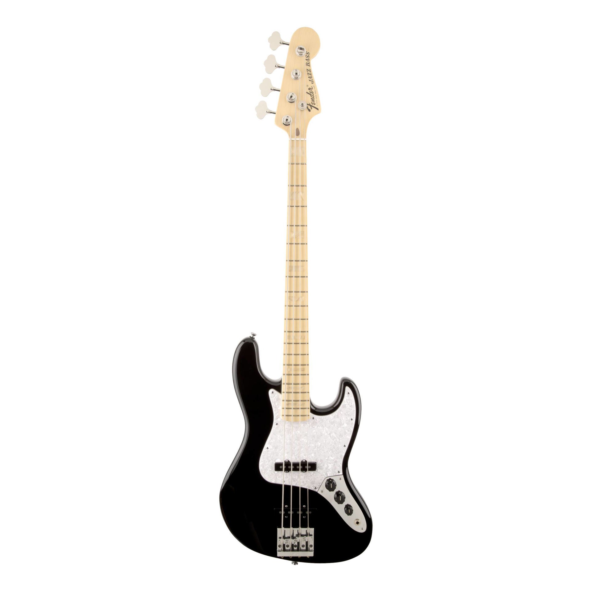 Fender U.S.A. Geddy Lee Jazz Bass w/Maple Fretboard - Black