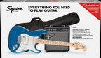 Squier Affinity Stratocaster HSS Pack with Fender Frontman 15G Amplifier and Accessories - Lake Placid Blue