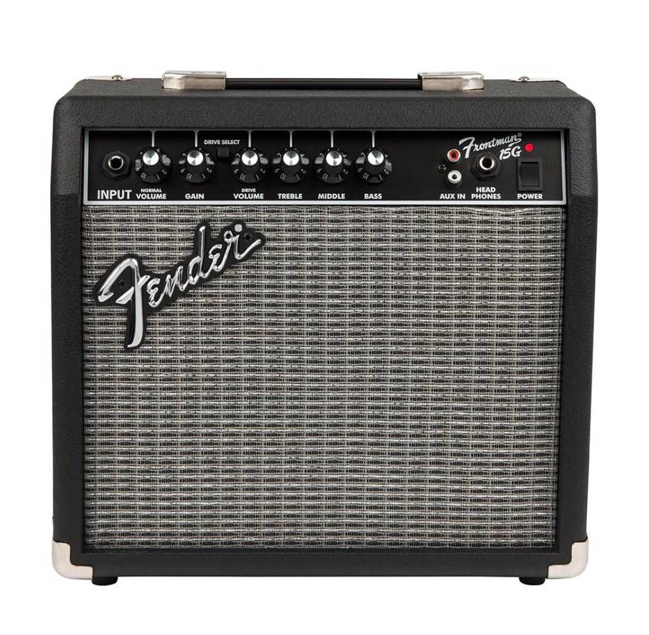 Squier Affinity Stratocaster HSS Pack with Fender Frontman 15G Amplifier and Accessories - Lake Placid Blue