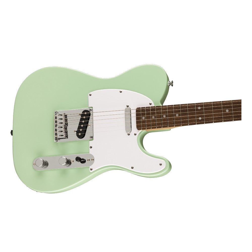 Squier FSR Sonic Telecaster Electric Guitar with Laurel Fingerboard in Surf Green