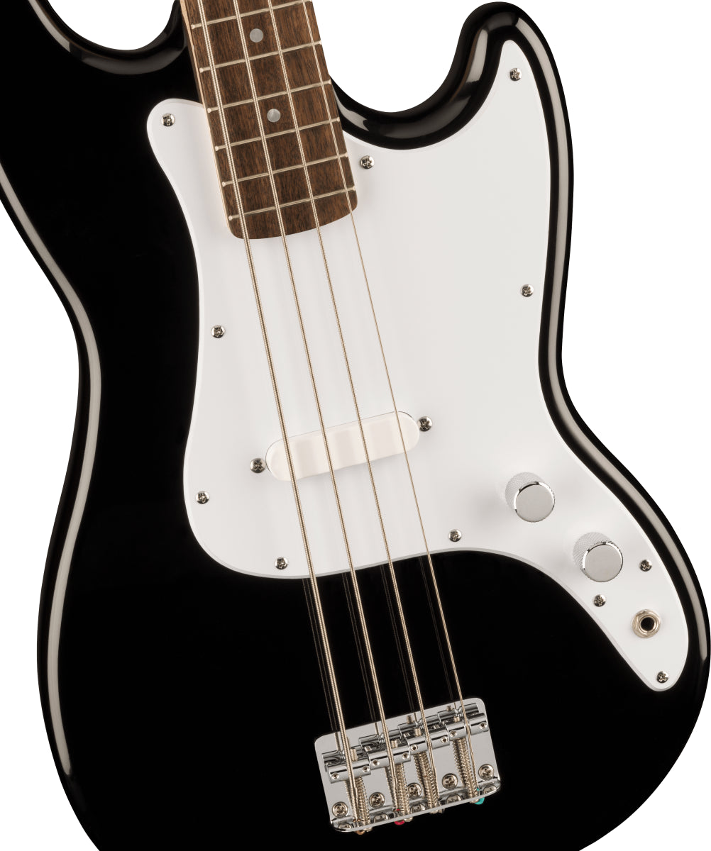 Squier Sonic Bronco Bass with Laural Fretboard in Black