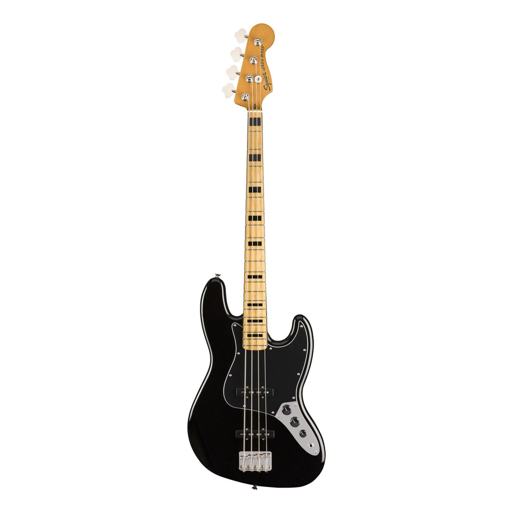 Squier Classic Vibe 70s Jazz Bass Guitar - Maple Neck - Black