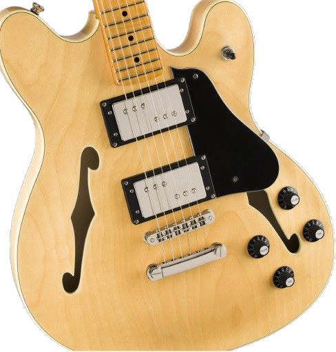 Squier Classic Vibe Starcaster Semi-Hollow Body Electric Guitar - Natural