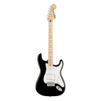 Squier Affinity Series Stratocaster, Maple Fingerboard, White Pickguard, Black