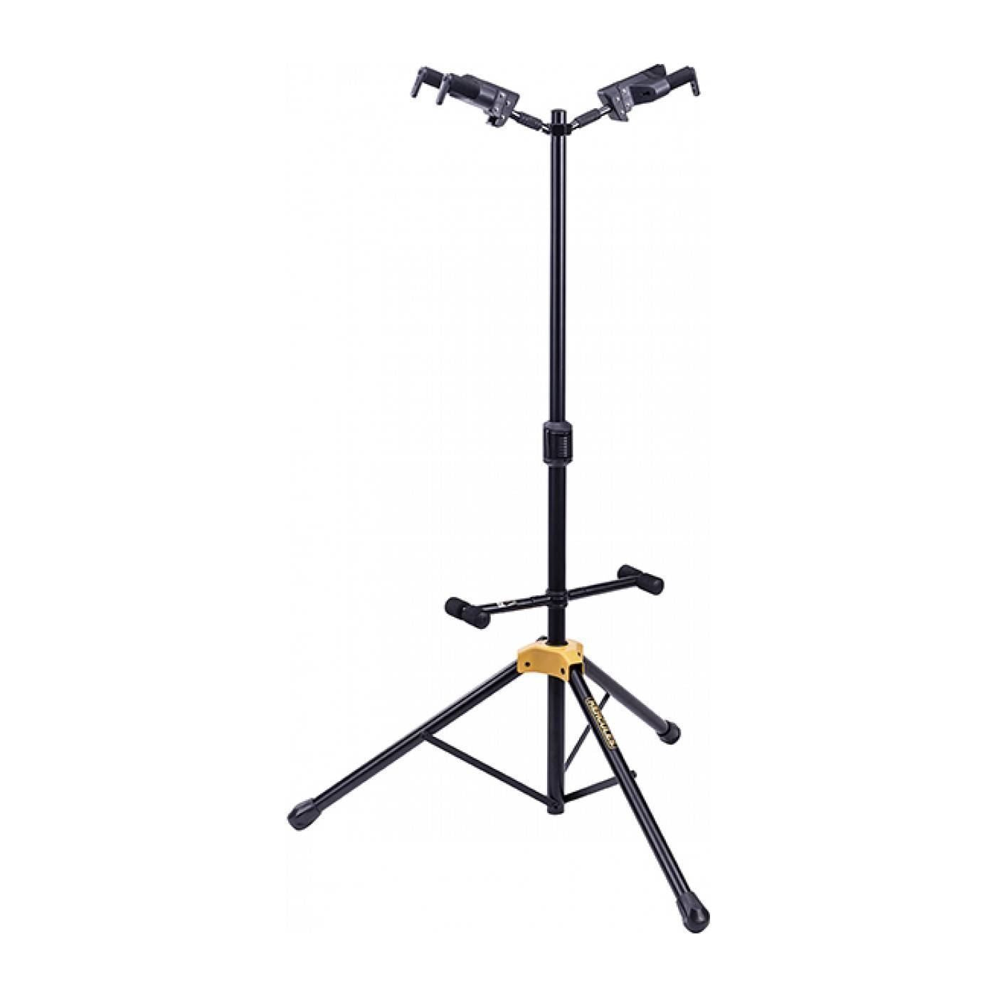 Hercules GS422B: Auto Grab Double Guitar Stand with Body Rest