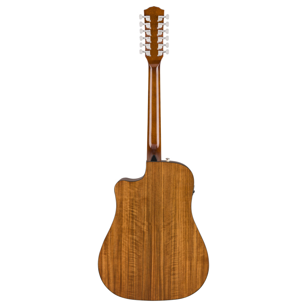 Fender CD-140SCE 12-String Acoustic Guitar with Walnut Fingerboard & Case in Natural