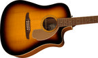 Fender Redondo Player Acoustic Guitar with Gold Pickguard in Sunburst