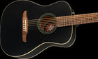 Fender Joe Strummer Campfire Acoustic Guitar with Walnut Fingerboard in Matte Black