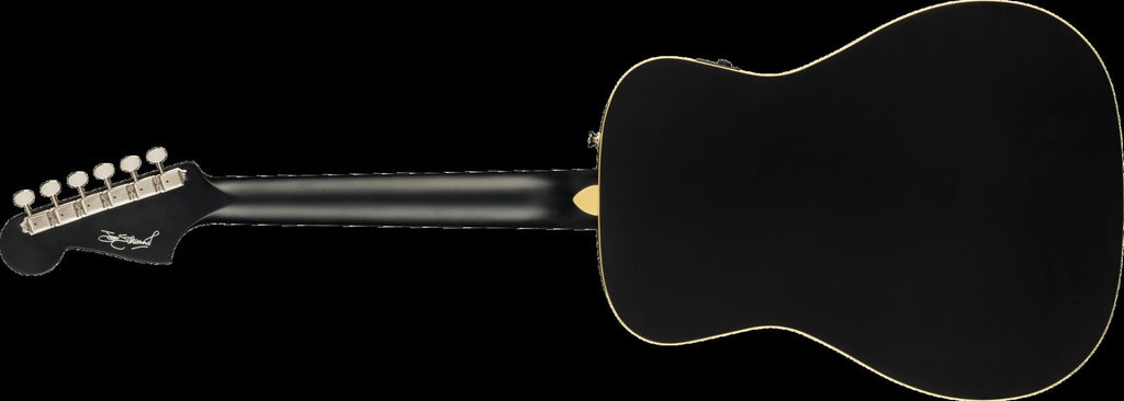 Fender Joe Strummer Campfire Acoustic Guitar with Walnut Fingerboard in Matte Black