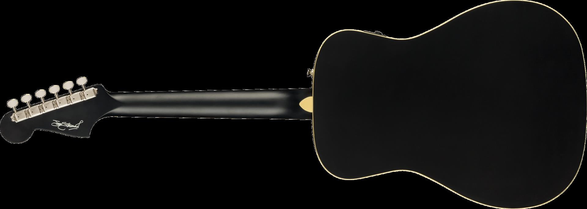 Fender Joe Strummer Campfire Acoustic Guitar with Walnut Fingerboard in Matte Black