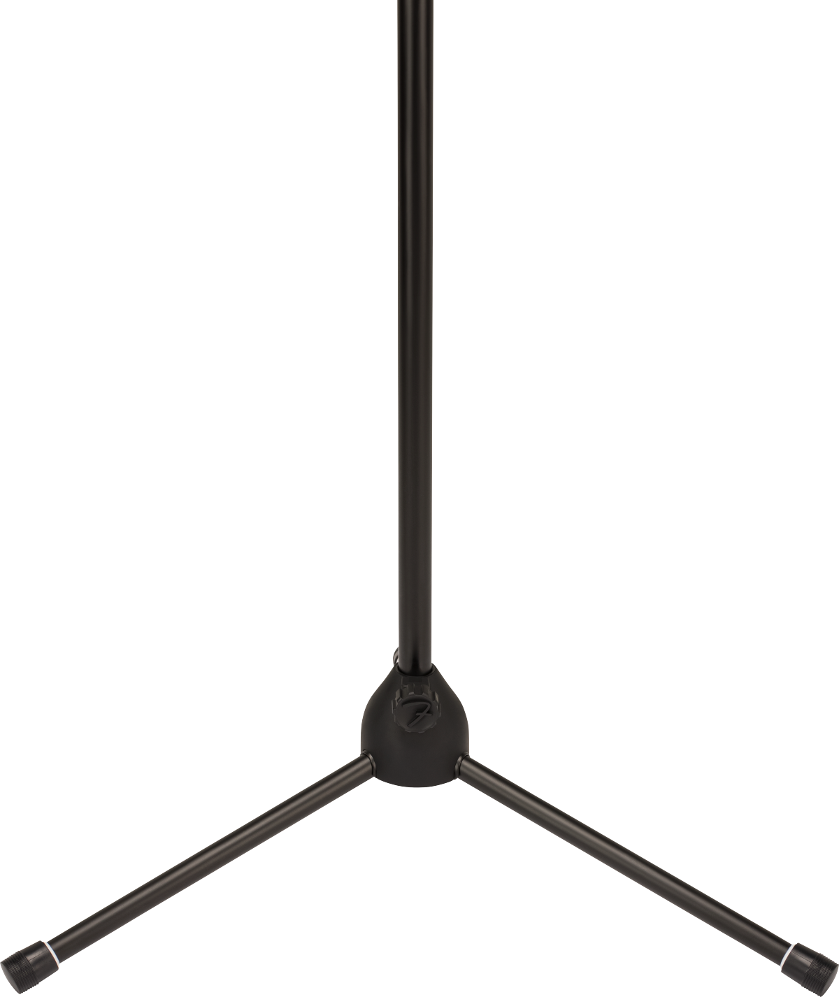 Fender telescoping boom microphone stand with adjustable height and sturdy tripod base, ideal for stage and studio use.