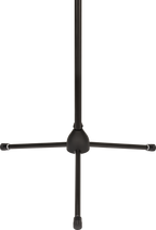 Fender telescoping boom microphone stand with adjustable height and arm, suitable for studio and stage use.