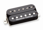 Black Seymour Duncan SH-6N Duncan Distortion guitar pickup with detailed coil design and mounting hardware.