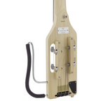 Traveler Guitar Ultra-Light Bass Guitar in Maple, compact and portable bass guitar for travel with a sleek maple finish.