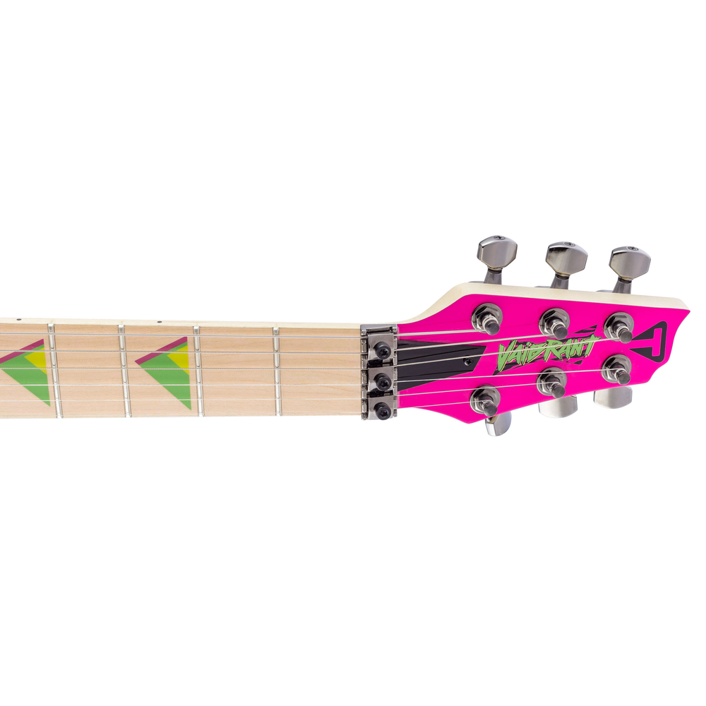 Traveller Guitar Vaibrant 88 Deluxe Electric Guitar in Hot Pink