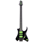 Traveller Guitar Vaibrant 88 Deluxe Electric Guitar in Cosmic Black