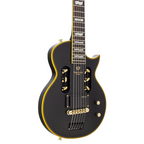 Traveller Guitar x ESP EC-1 Custom Electric Guitar in Vintage Black