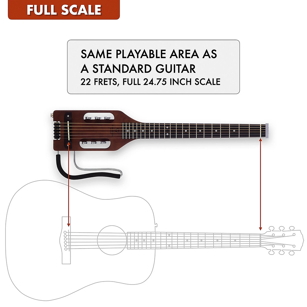 Traveler Guitar Ultra-Light Acoustic Guitar (Left Handed) - Antique Brown
