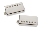 Seymour Duncan Slash 2.0 signature guitar pickup set in nickel finish, featuring two pickups with detailed wiring and mounting hardware.