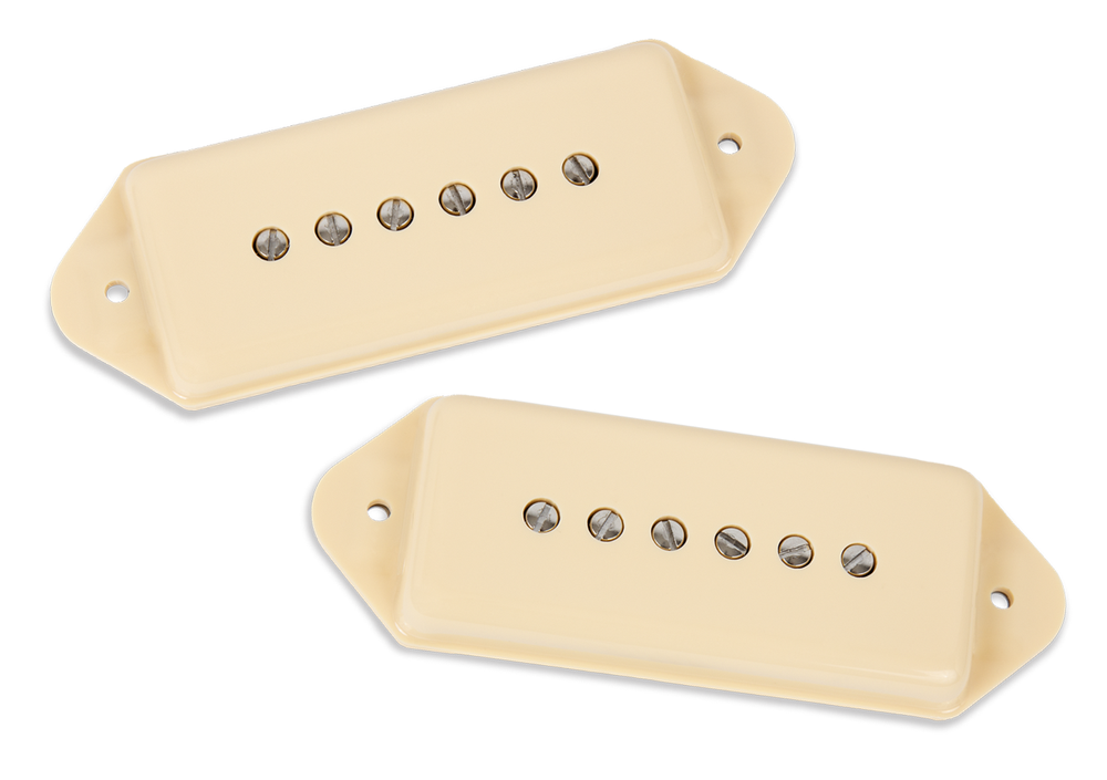 Seymour Duncan Silencer P90N Dog Ear Guitar Pickup Set - Vintage Cream