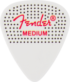 Fender 351 Dotted Celluloid Guitar Picks, 12-pack, medium size, with dotted design, ideal for versatile guitar playing.