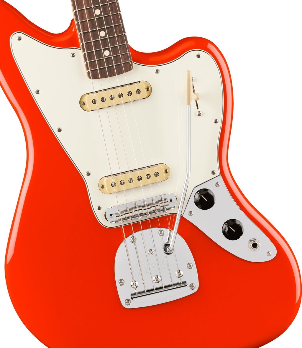 Fender Player II Jaguar Electric Guitar w Rosewood Fretboard - Coral Red
