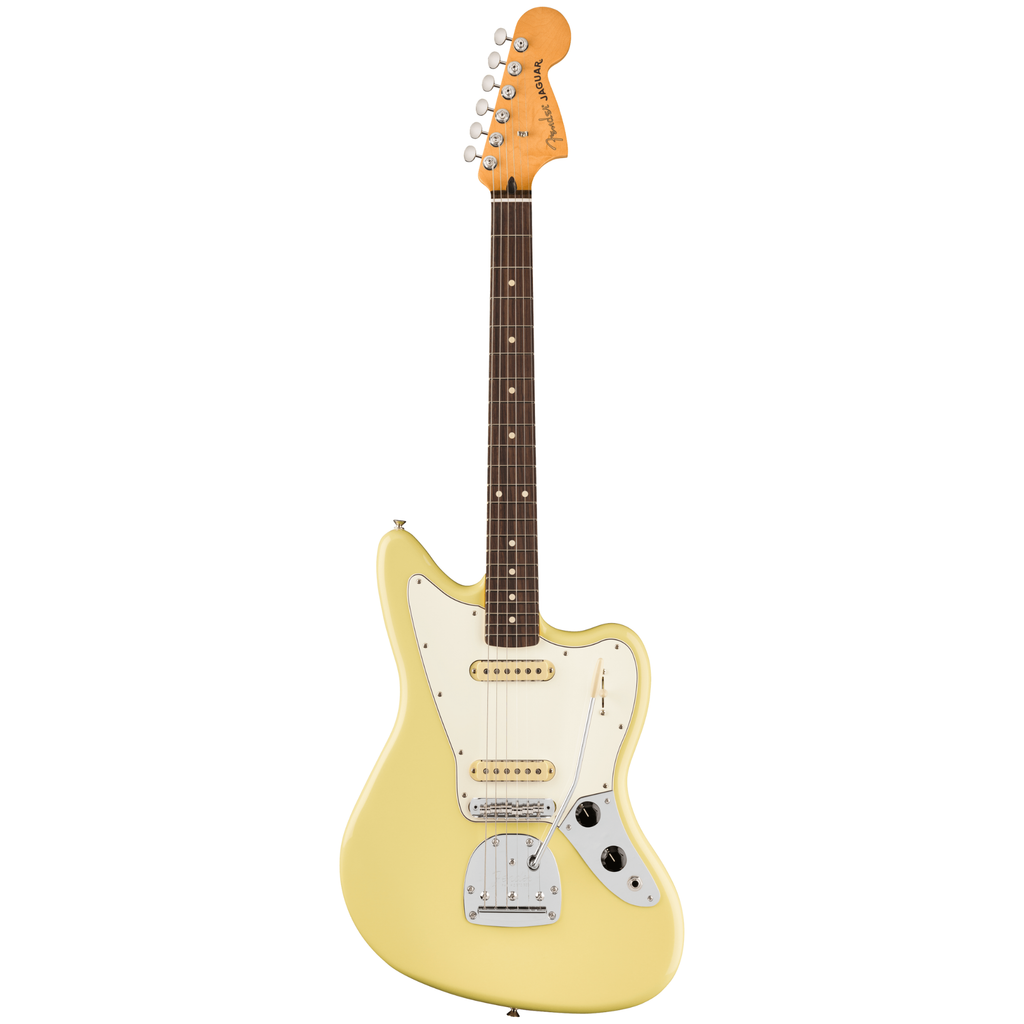 Fender Player II Jaguar Electric Guitar w Rosewood Fretboard - Hialeah Yellow