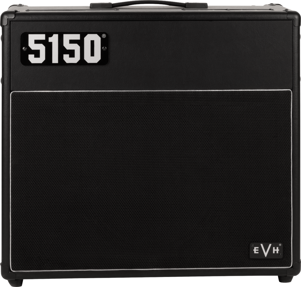 EVH 5150 Iconic Series 40W 1x12 black guitar combo amp with speaker and control knobs visible in the image.