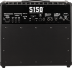 EVH 5150 Iconic Series 40W 1x12 guitar combo amp in black with a sleek design and controls visible on the front.